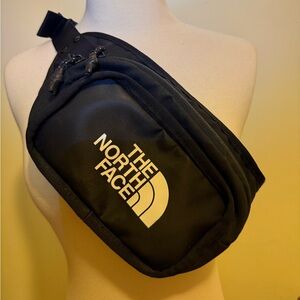 The North Face Black Belt Bag with Bold Logo